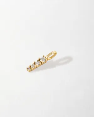Dainty Diamond Drop Pendant