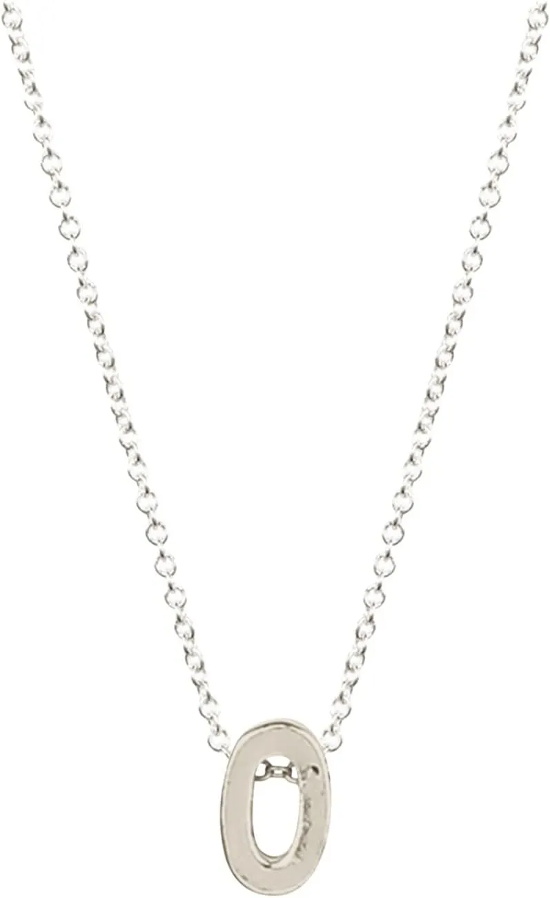 Dainty Diamond Necklace Dainty Silver Initial Necklaces for Women Gold Filled Layered Silver Necklaces for Women A Z 26 Alphabet Initial Necklaces for Teen Girls Jewelry Girls Heart (O, One Size)