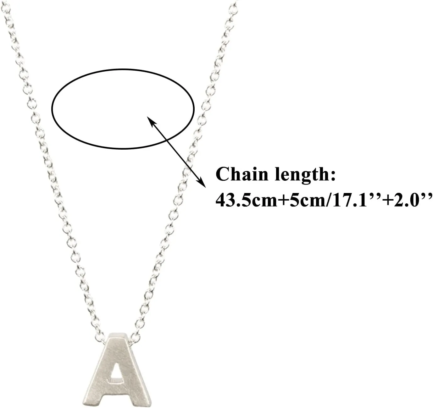 Dainty Diamond Necklace Dainty Silver Initial Necklaces for Women Gold Filled Layered Silver Necklaces for Women A Z 26 Alphabet Initial Necklaces for Teen Girls Jewelry Girls Heart (O, One Size)