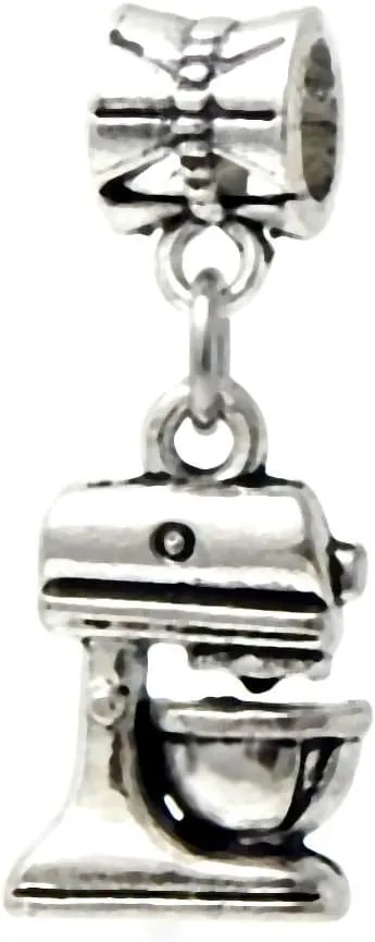 Dangle Kitchen Mixer Charm Bead for Charms Bracelets