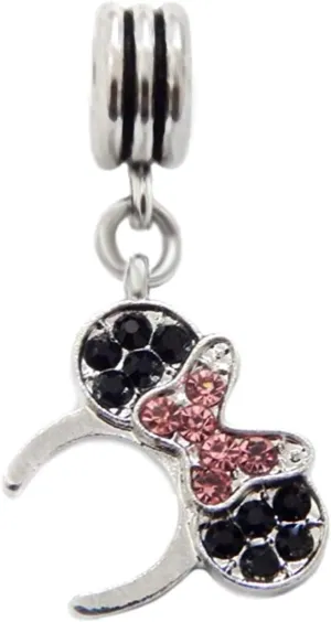 Dangle Mouse Headband Charm for Bracelets