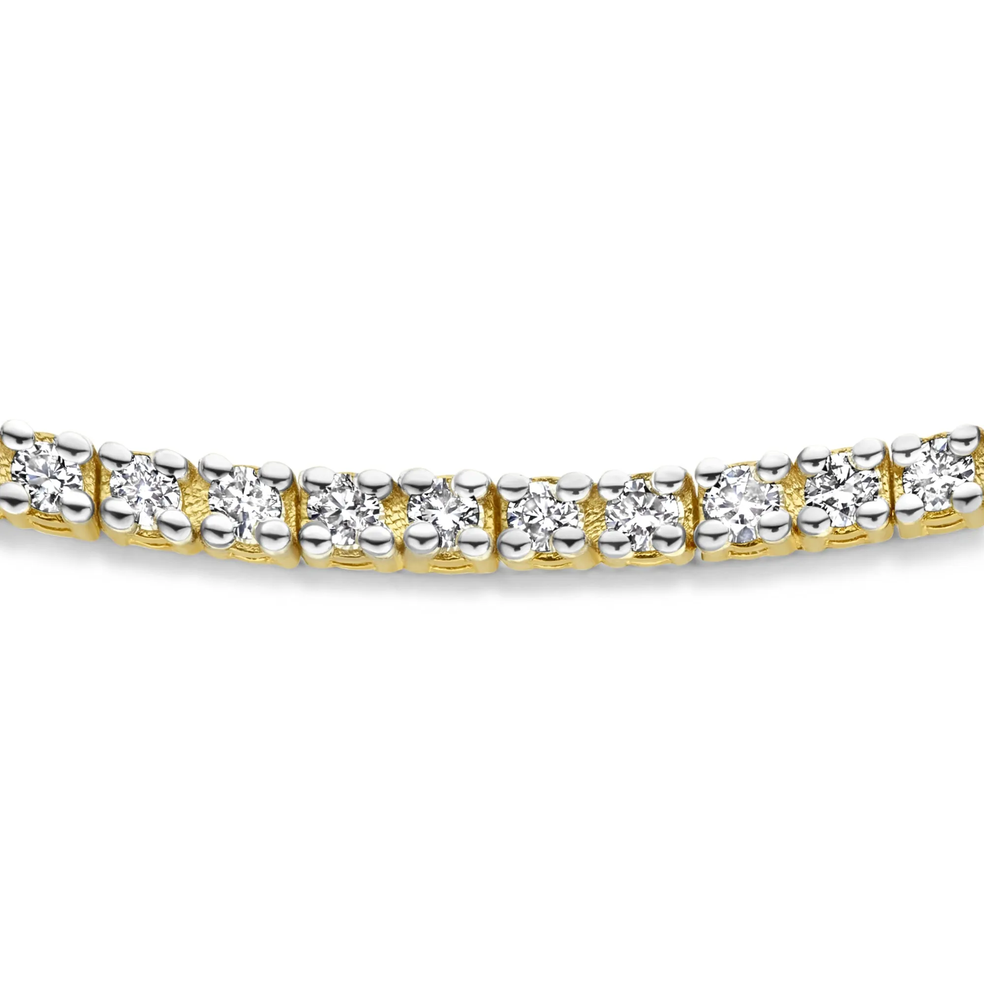 De la Paix Madeline 14 karat gold tennis bracelet with diamond 1.08 carat