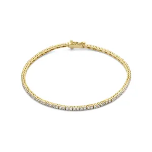 De la Paix Madeline 14 karat gold tennis bracelet with diamond 1.08 carat