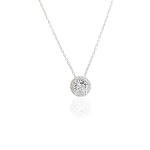 Diamond Halo Pendant