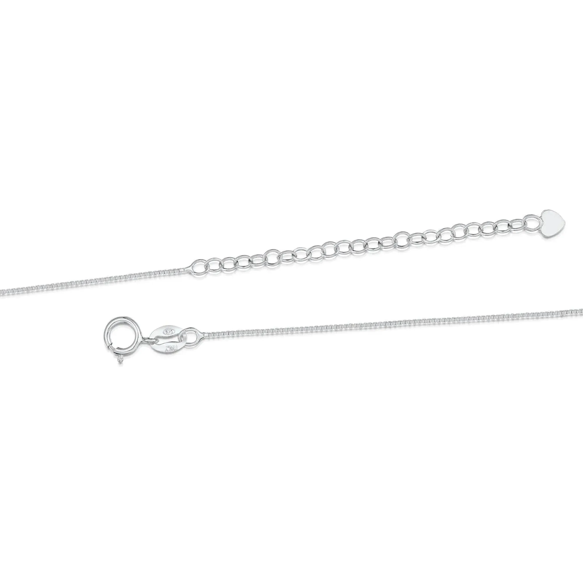 Double Round Flower Necklace - Real Flowers in .925 Silver by Shrieking Violet®