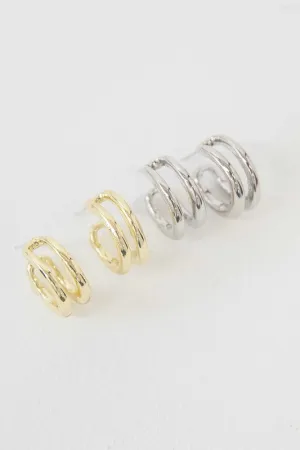 Dublin Double Hoop Earrings