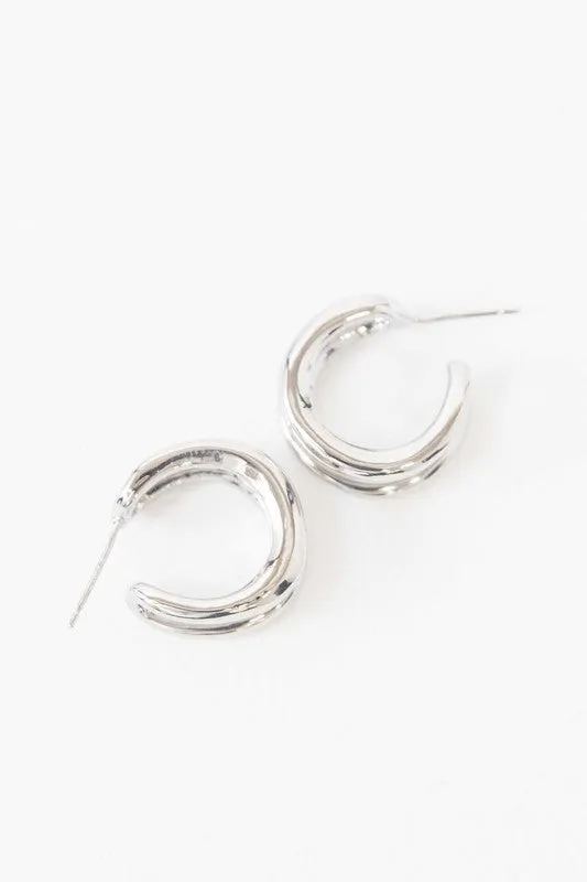 Dublin Double Hoop Earrings