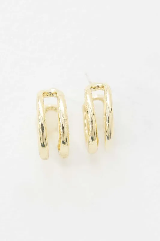 Dublin Double Hoop Earrings