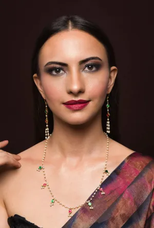 Elana Kundan Multi Colour Biya Set