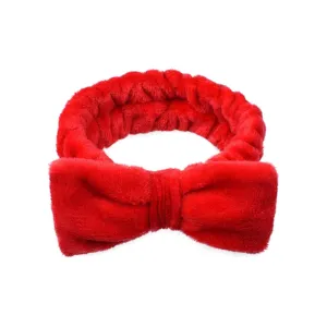 Elastic Hair Band Women Shower Washing Face Hair Band Towel Soft Coral Fleece Hair Band