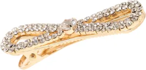 Elegant Rhinestone Duckbill Hair Clips for Women Fashionable Hair Accessories Versatile Bow Hairstyles