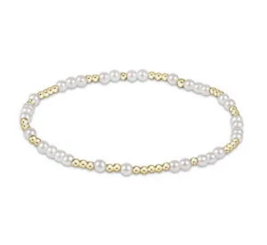 Enewton - Hope Unwritten 3mm Bead Bracelet - Pearl