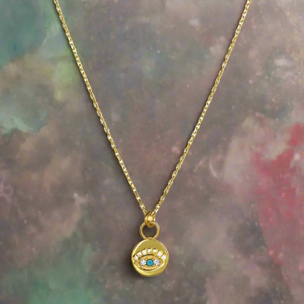 Evil Eye Charm Pendant for Women and Girls