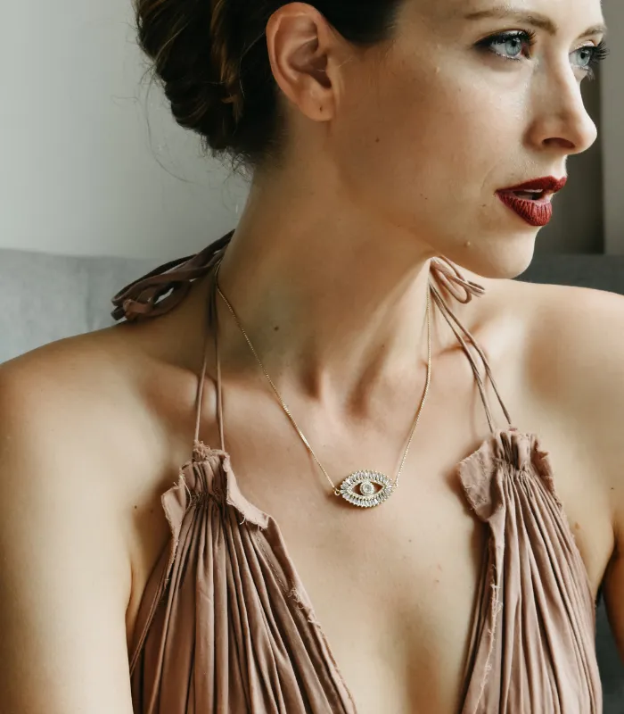 Evil Eye Necklace by KonaCoco
