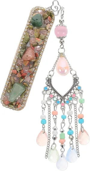 Exotic Ethnic Rhinestone Tassel Hair Clips for Weddings Durable Snap Hair Barrettes Unique Cultural Accessories for Stylish Outfits and Hairstyles