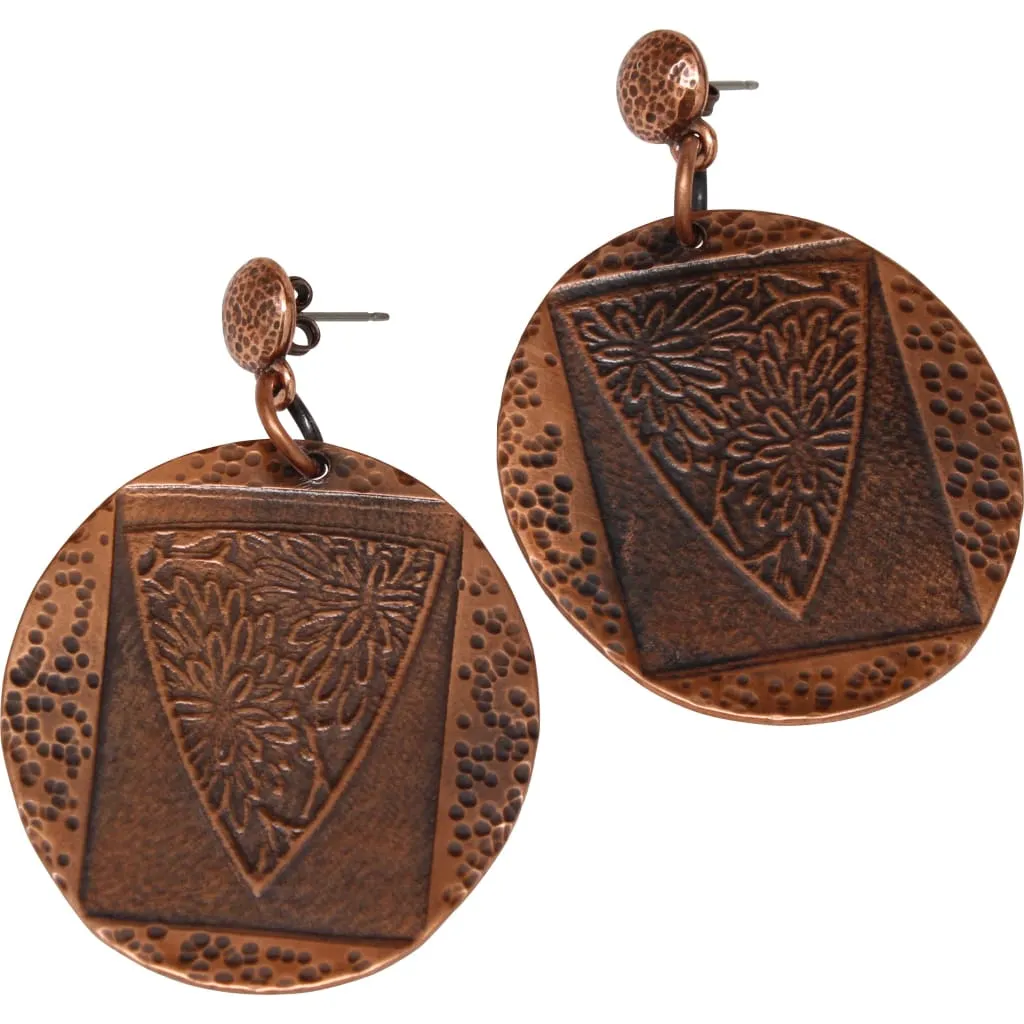 Fabulous Copper Plate Earrings (Version 2)