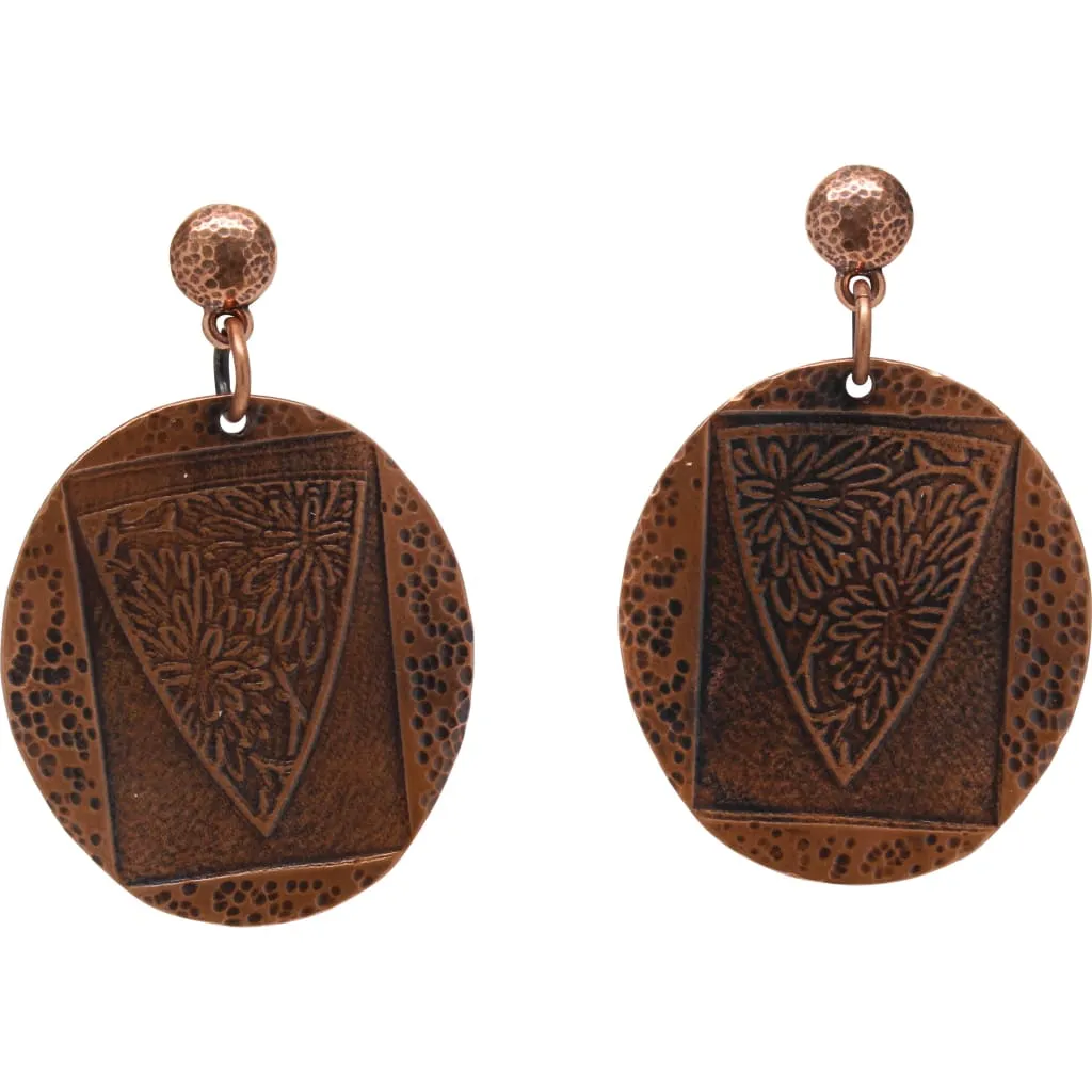 Fabulous Copper Plate Earrings (Version 2)