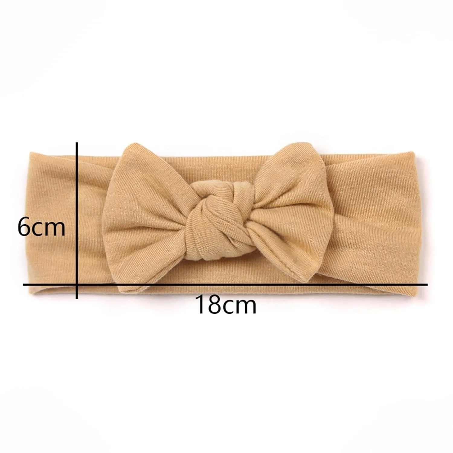 Fashionable Baby Girl Hairbands Handmade Headbands With Big Bows Soft Nylon Baby Hairband Lightweight Headband (Pink, One Size)