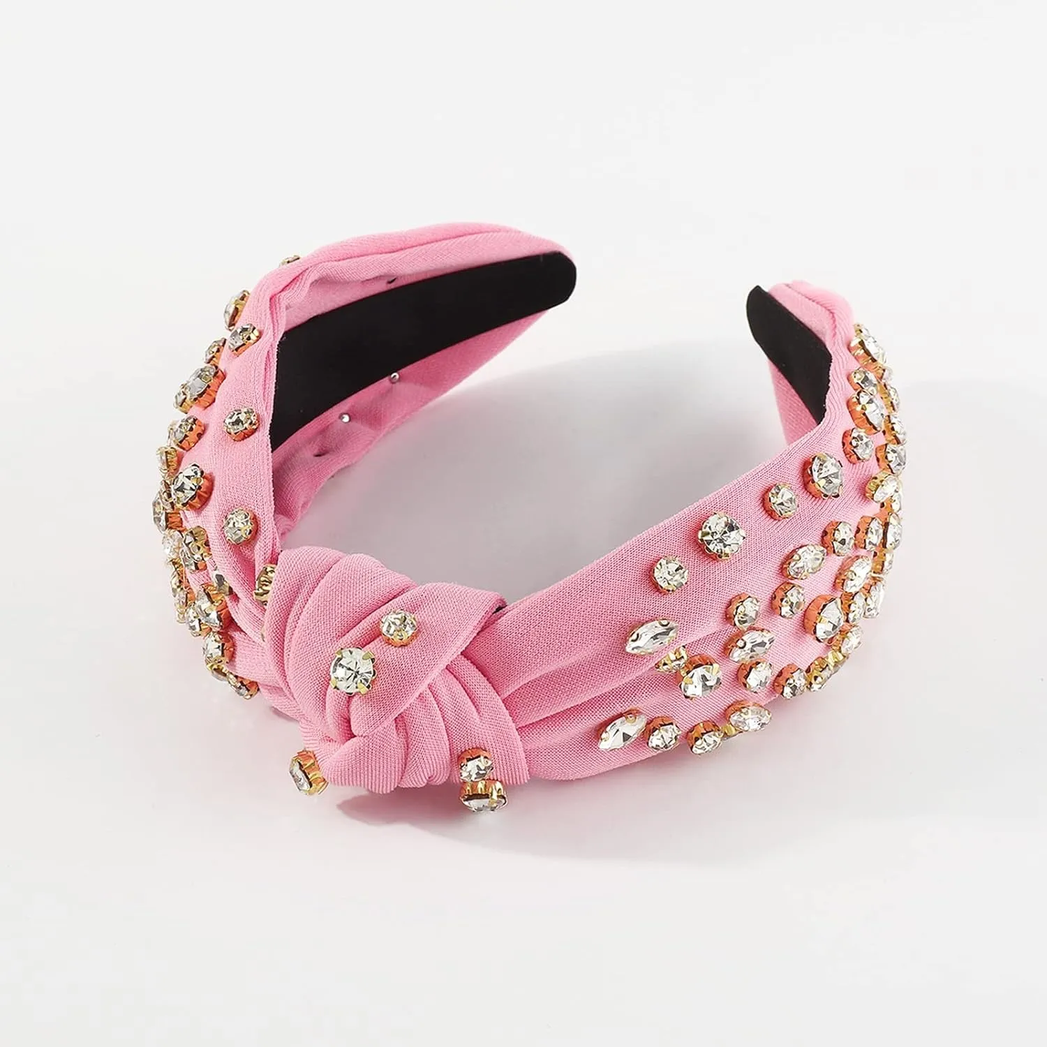 Fashionable Headbands for Women Pearls Head Bands Crystal Elastic hairbands Hair Accessories for Daily Festival