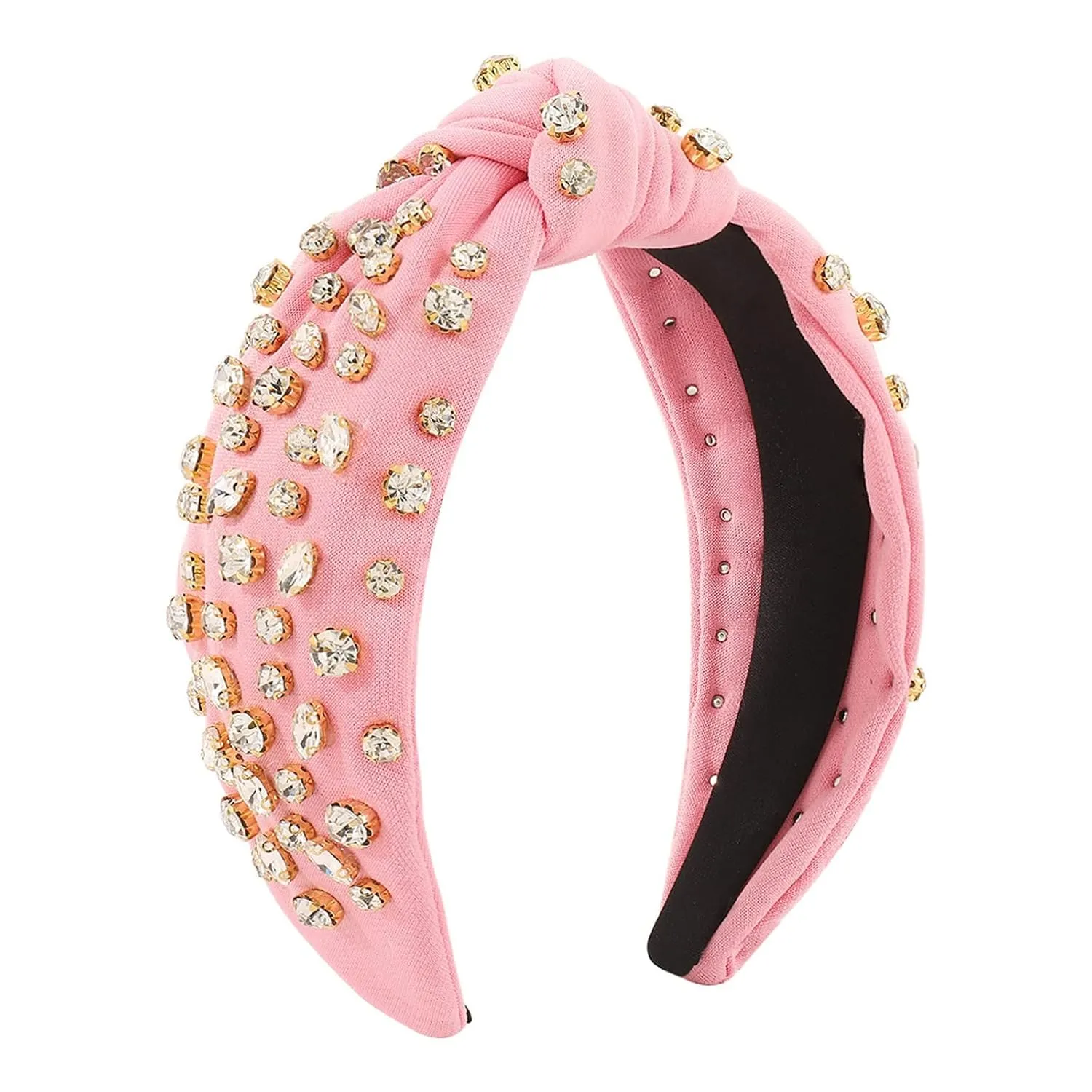 Fashionable Headbands for Women Pearls Head Bands Crystal Elastic hairbands Hair Accessories for Daily Festival