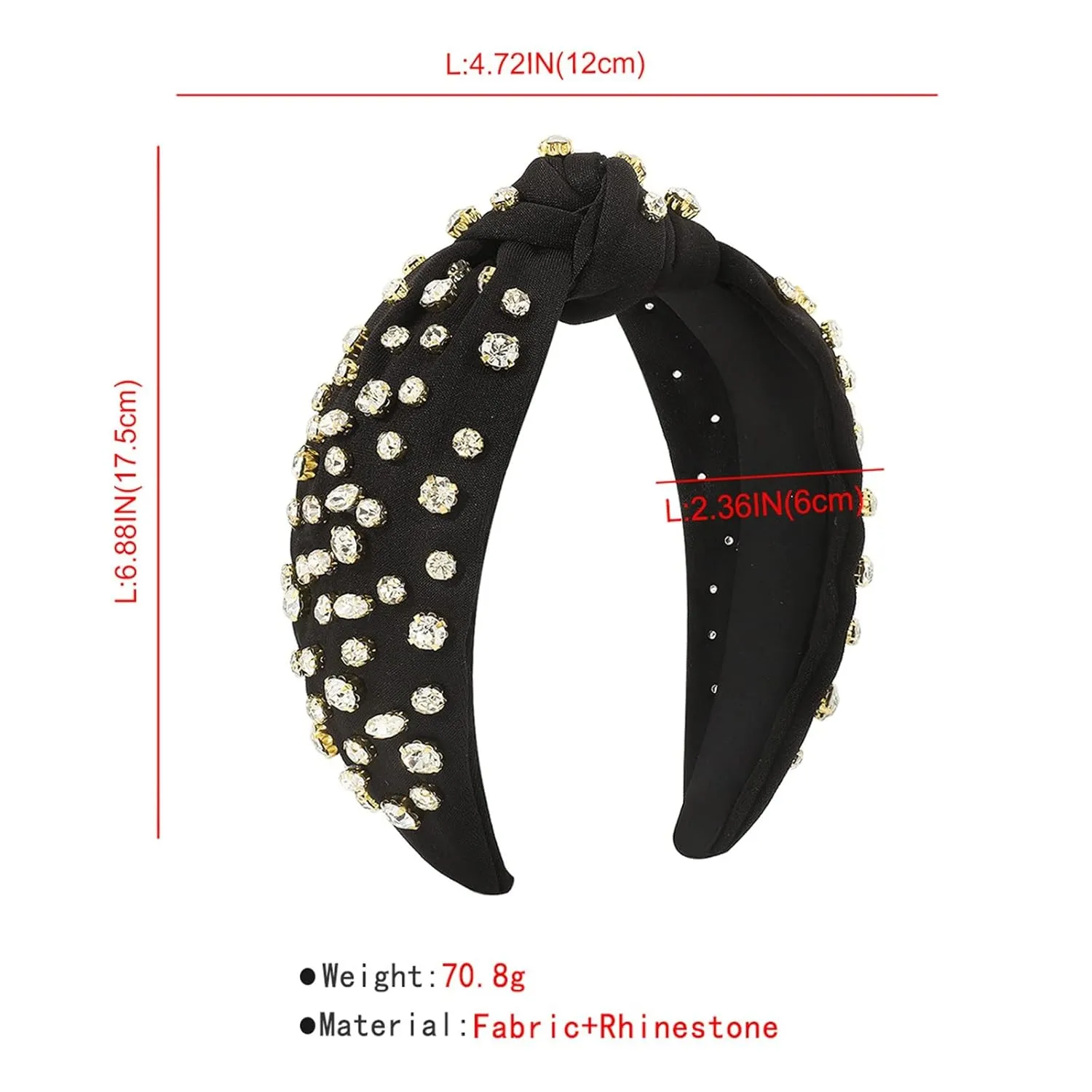 Fashionable Headbands for Women Pearls Head Bands Crystal Elastic hairbands Hair Accessories for Daily Festival