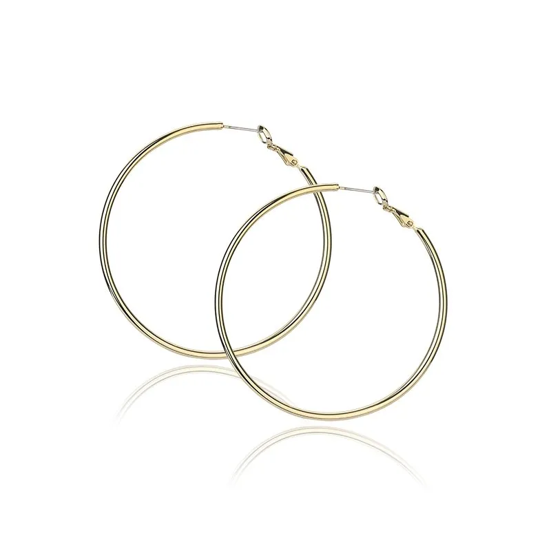 Fashionable Multi Size Minimalist Hoop Earrings
