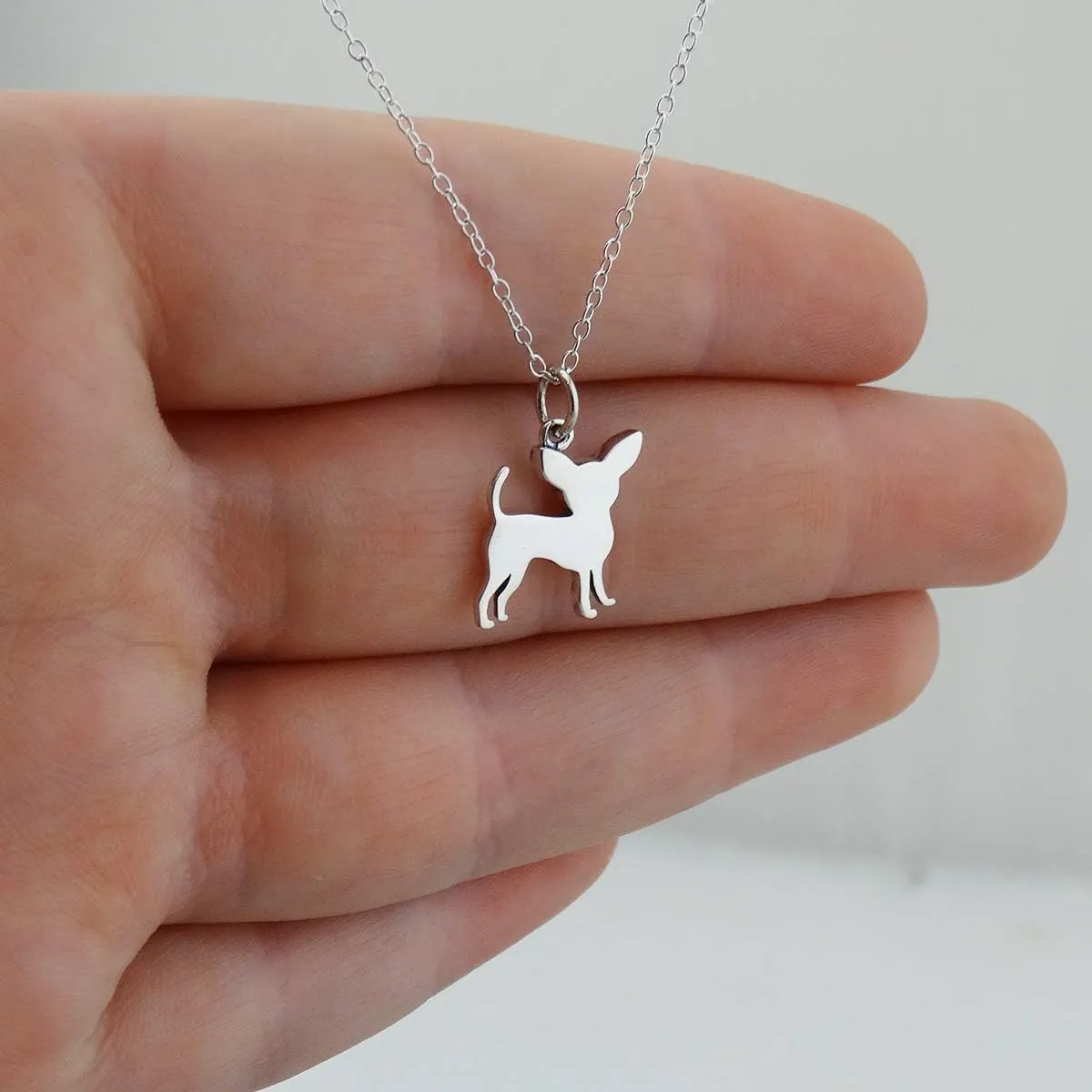 FashionJunkie4Life Sterling Silver 3D Dog Breed Necklaces