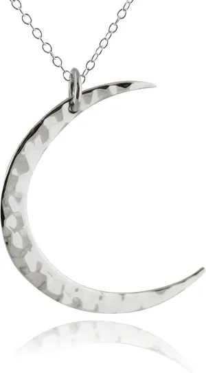 FashionJunkie4Life Sterling Silver Moon Necklaces for Women