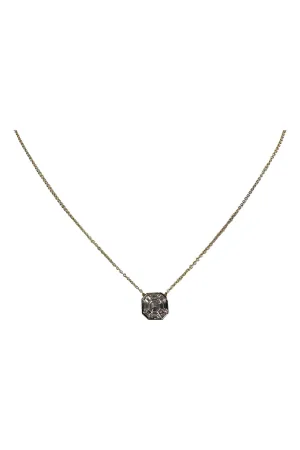FC Creations Necklace 14K Gold Diamond Pie Cut Pendant | Yellow Gold 0.48 Carats | Clearance Final Sale