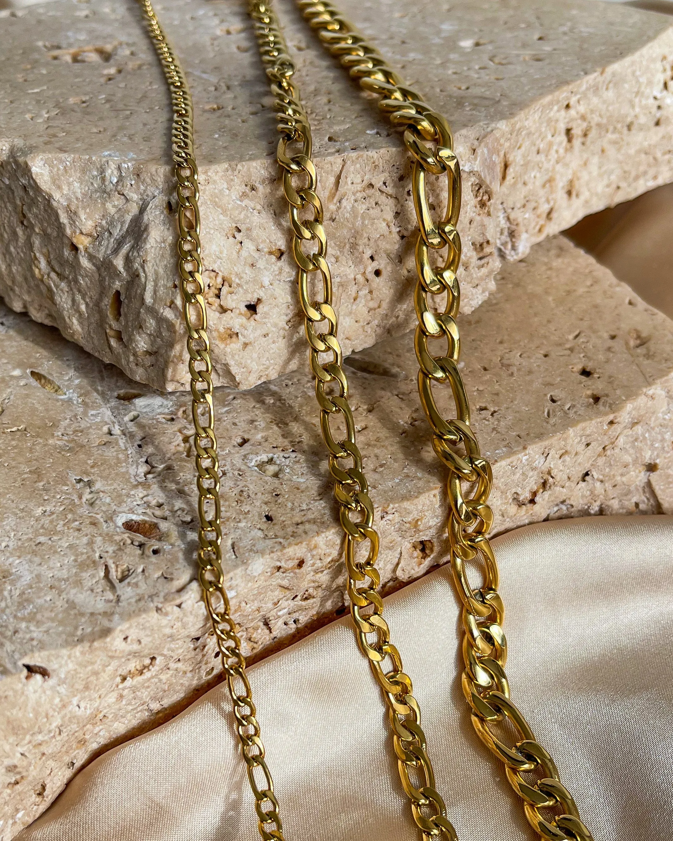 Figaro Chain - 6mm | 18K Gold Plated