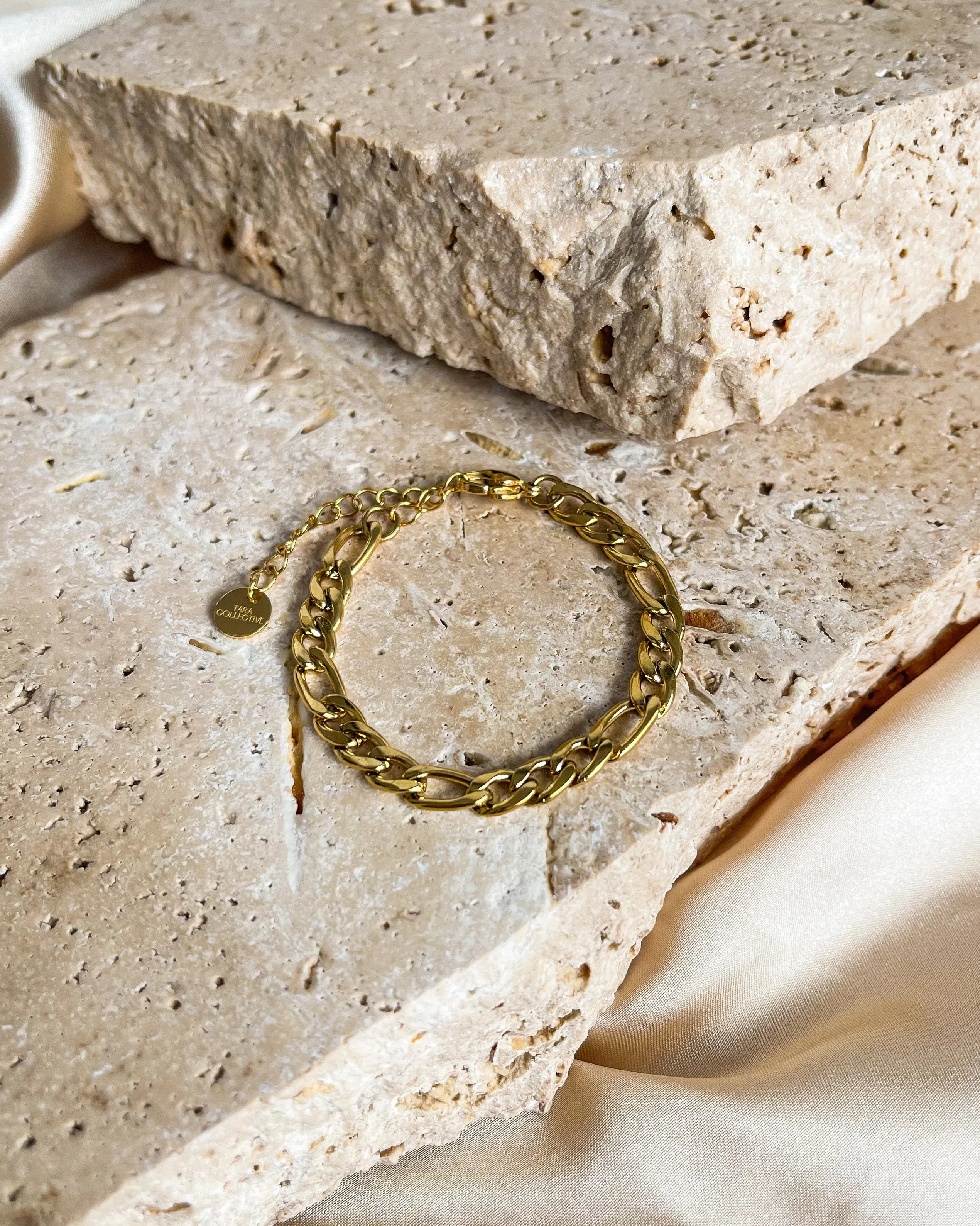 Figaro Chain - 6mm | 18K Gold Plated