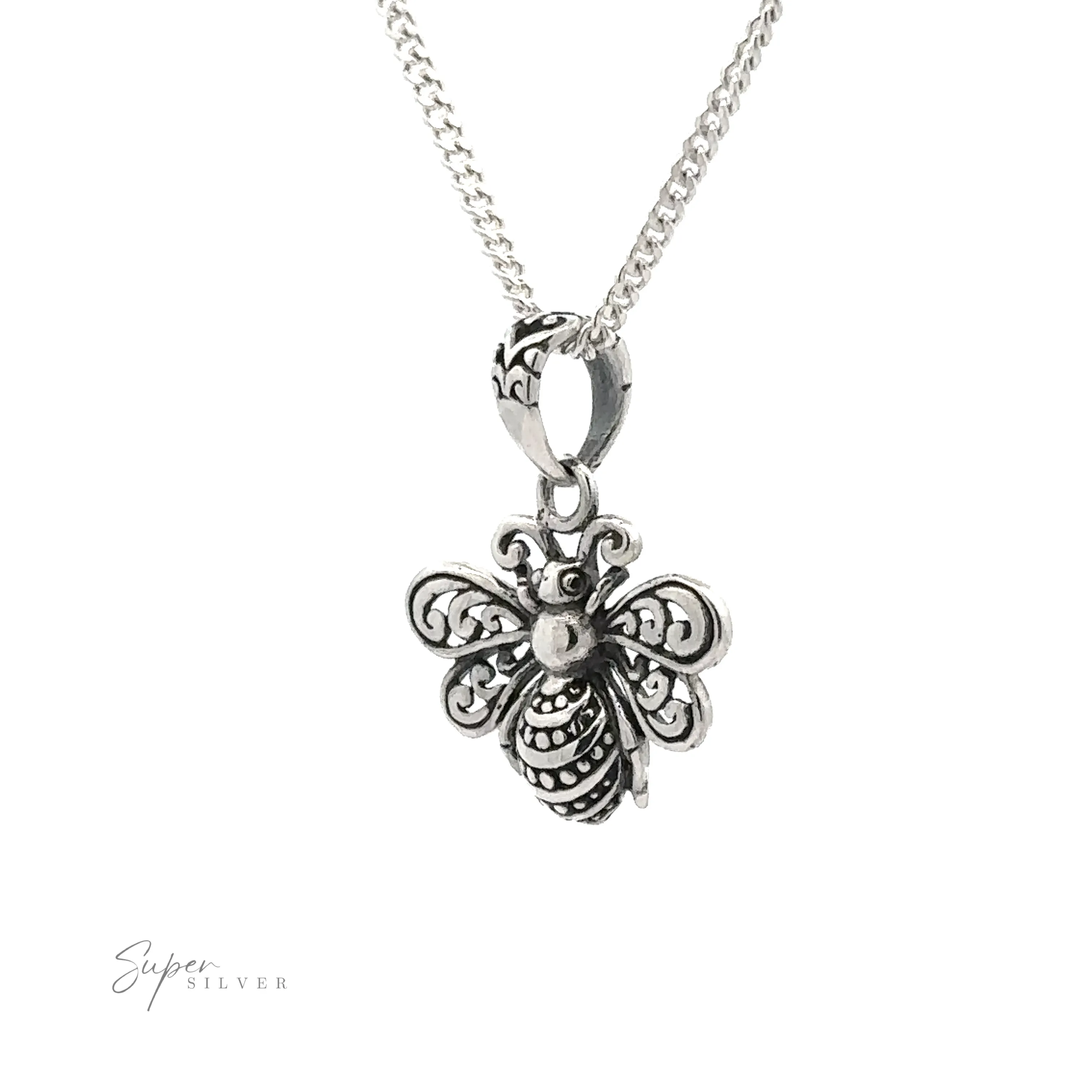 Filigree Bee Pendant