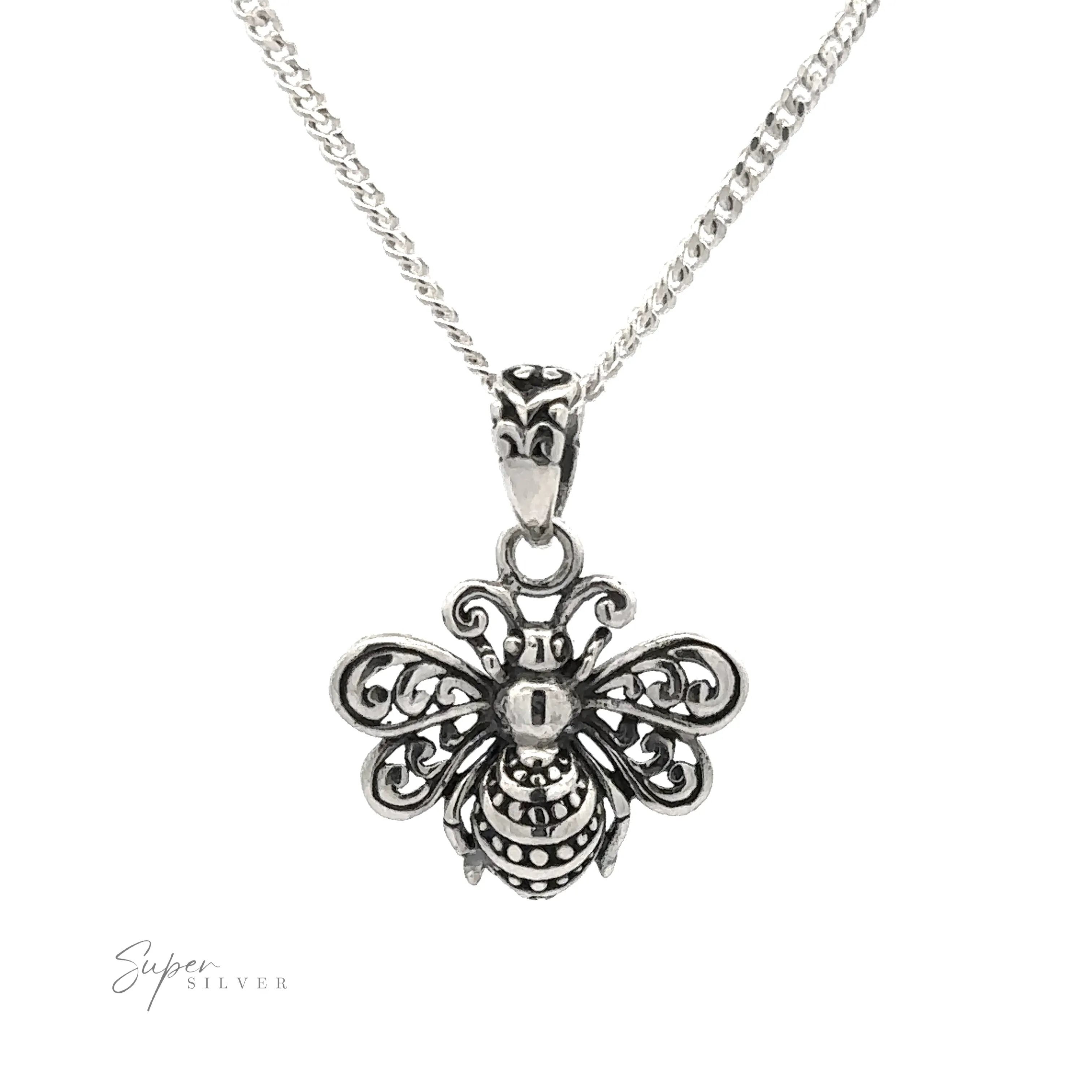 Filigree Bee Pendant