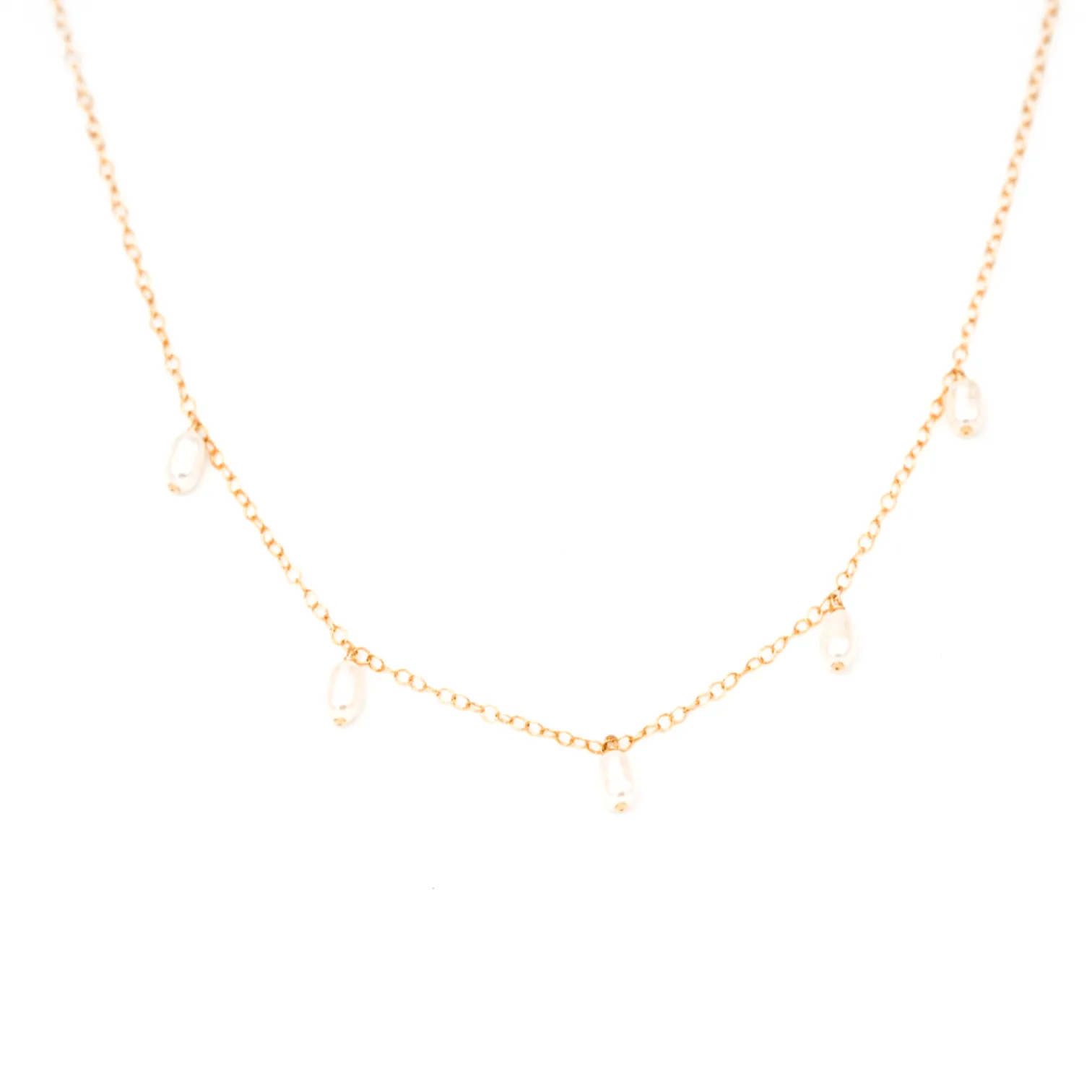 Five Pearl Necklace