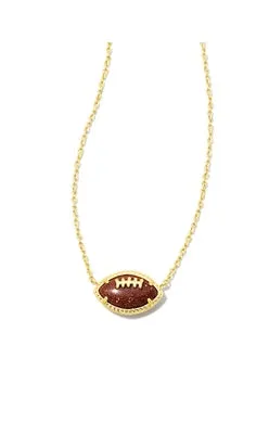 Football Short Pendant Necklace