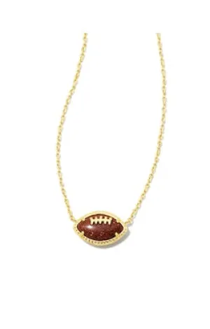 Football Short Pendant Necklace