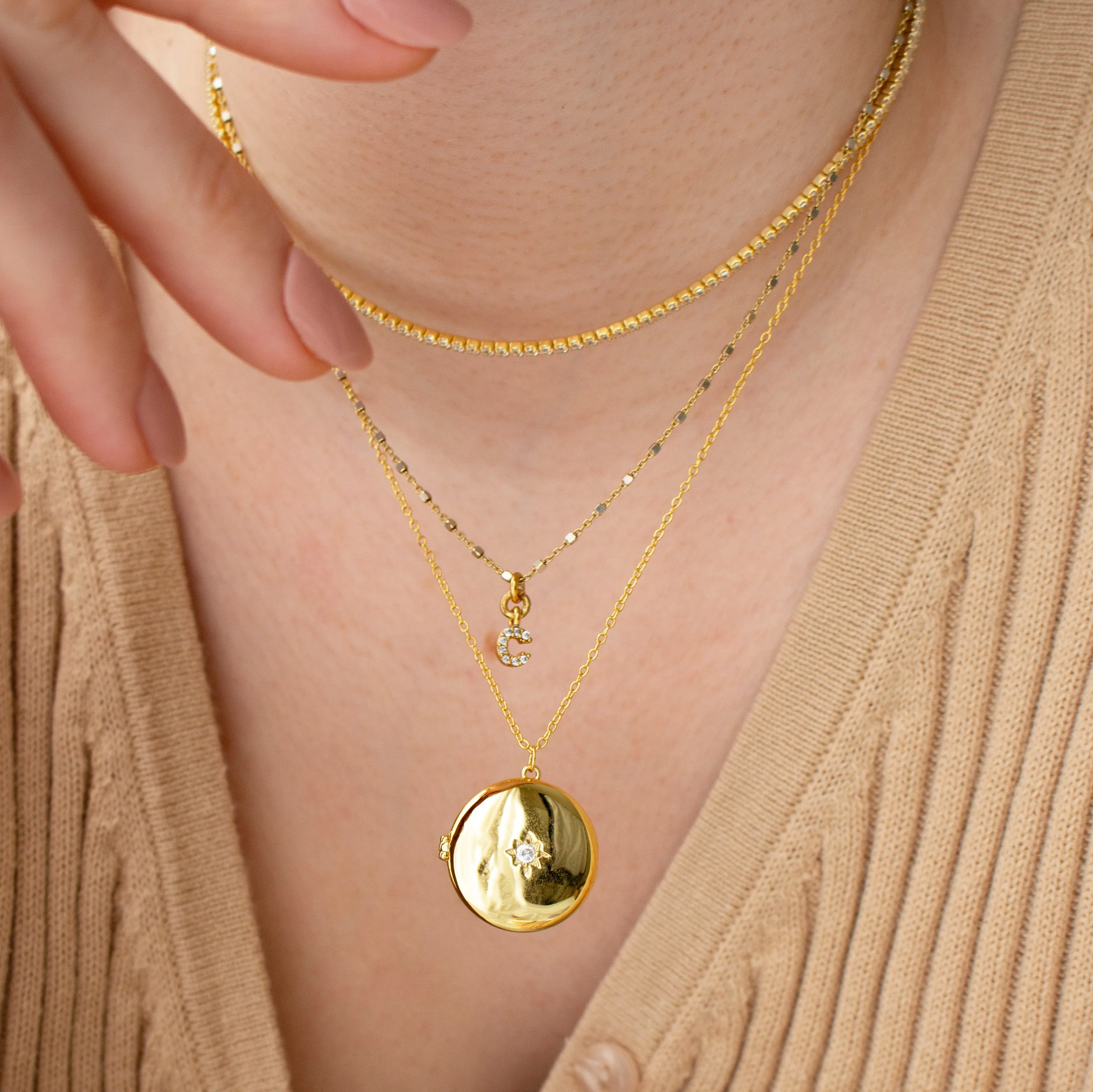 FRANKIE LOCKET GOLD