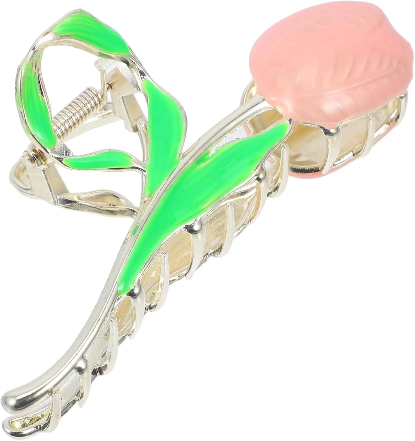 FRCOLOR Elegant Flower Hair Clip for Women Strong Grip Non Hair Accessories Comfortable Sturdy