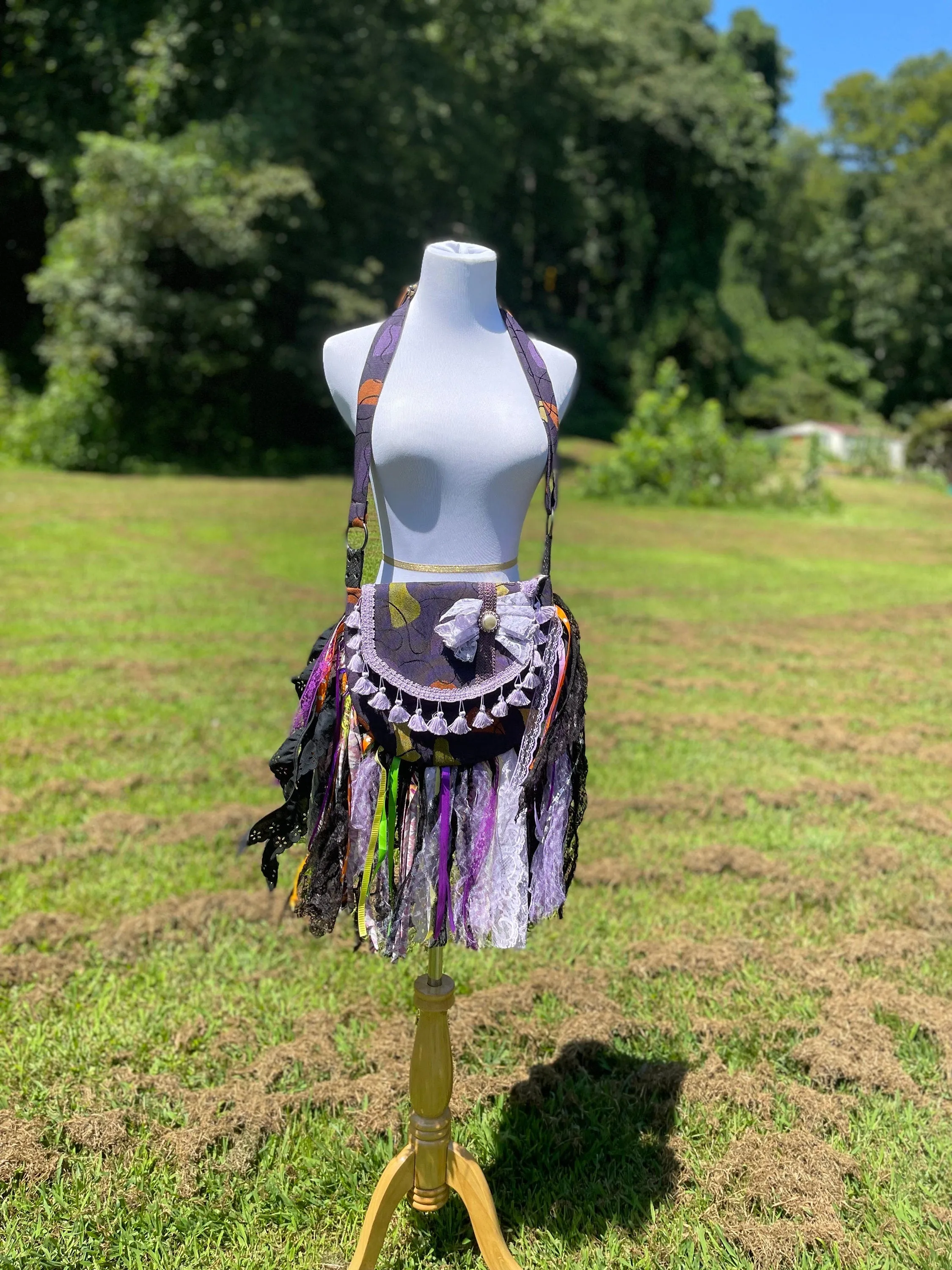 Fringe Purse, Festival Fringe Bag, Hippie Handbag, Boho Chic Embellished purse