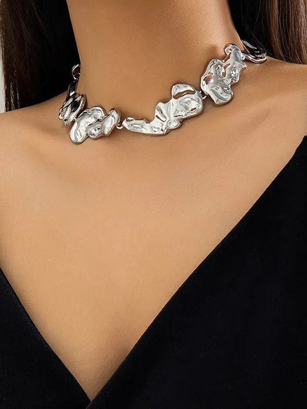 Geometric Solid Color Necklaces Accessories Dainty Necklace