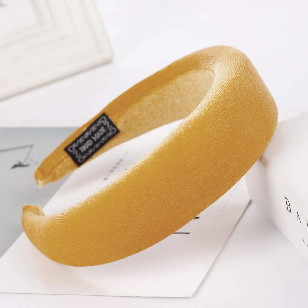 Girls Hoop Sweet Head Hair Velvet Hair makeup headband makeup Hairband Sponge Fashion Women hairband for washing face
