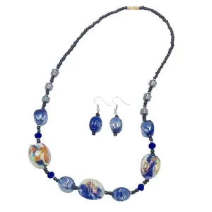 Glass Bead Necklace Set