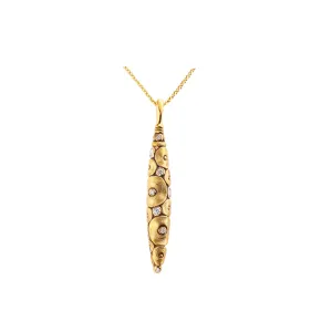 Gold & Diamond Shark Pendant
