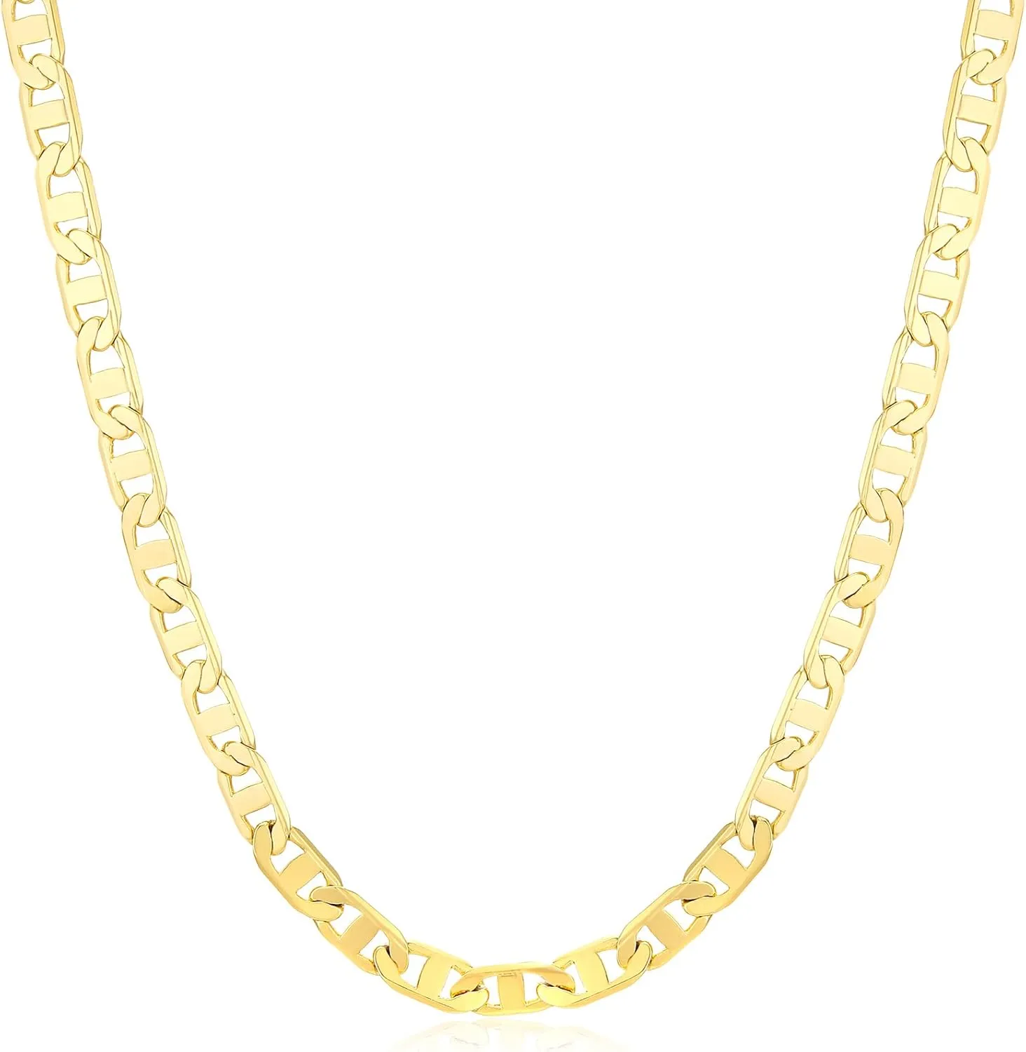 Gold Chain Necklace for Women, Dainty Paperclip Bead Pearl Chain Choker Necklaces Trendy Jewelry for Her