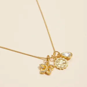 Gold Dipped 18K Butterfly Charm Necklace