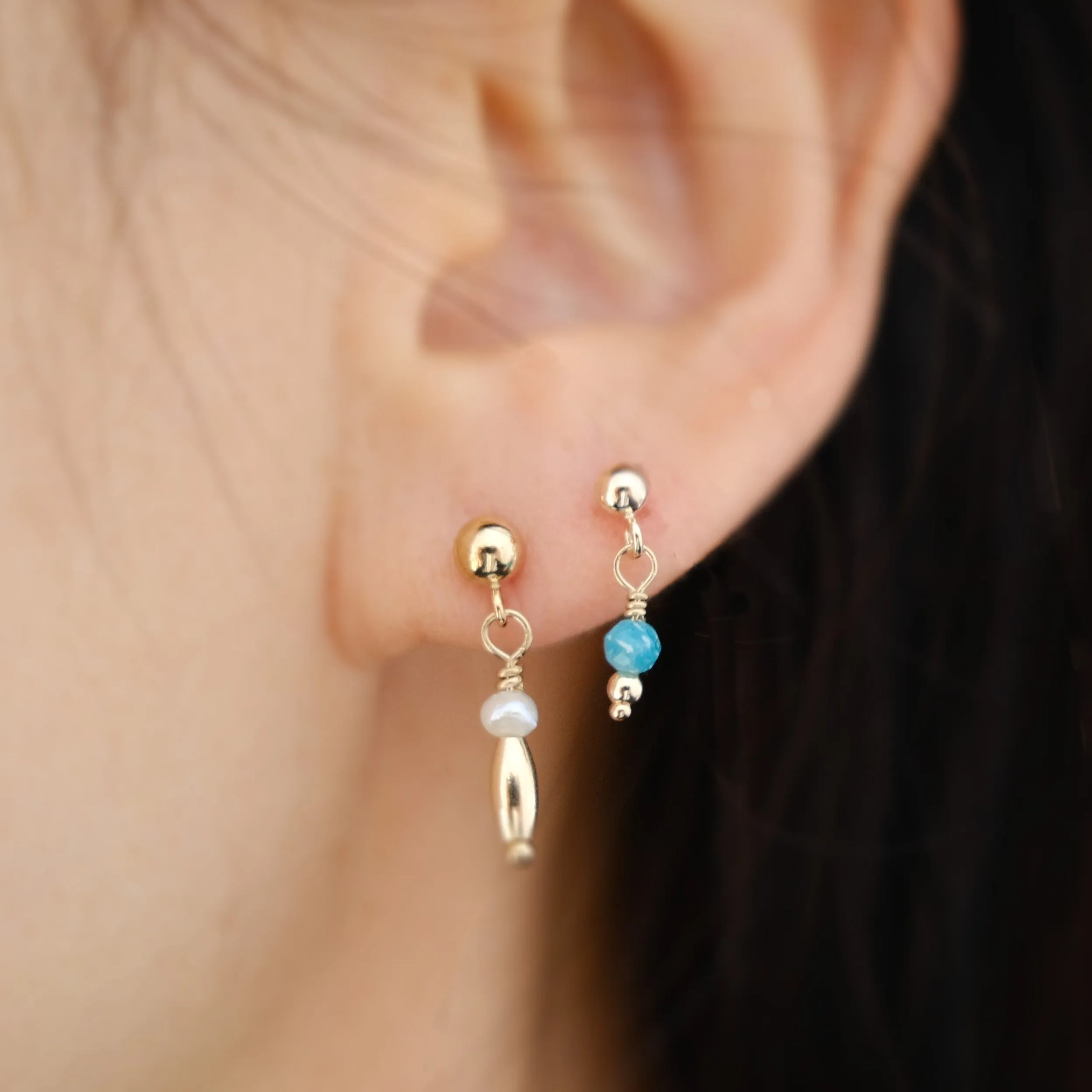 Gold Filled Carina Raindrop Earrings