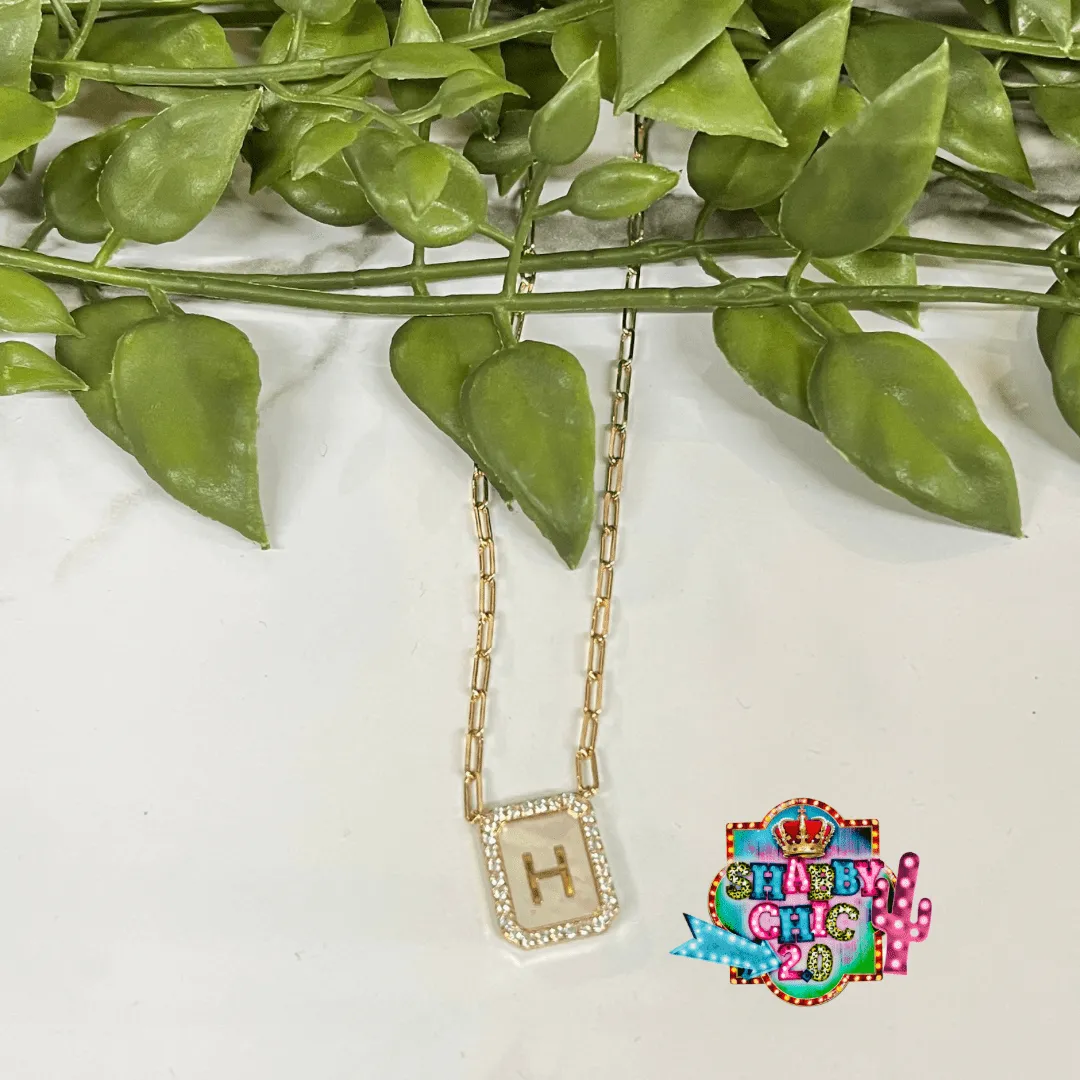 Gold Initial Necklace