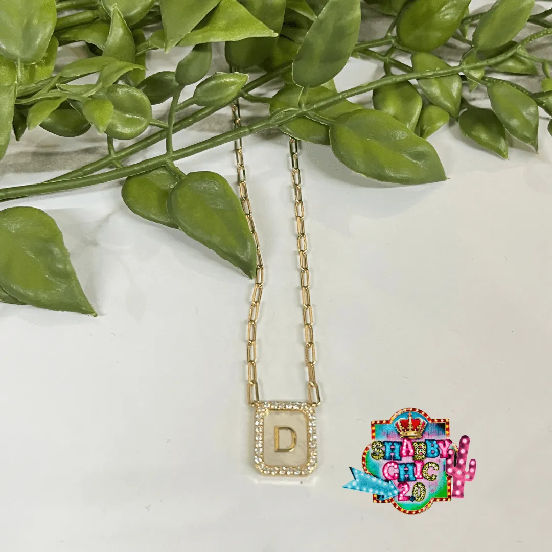 Gold Initial Necklace