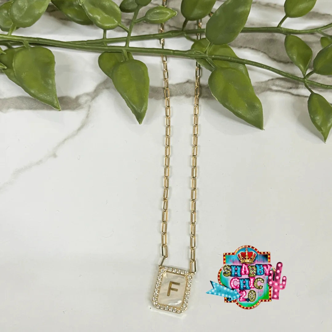 Gold Initial Necklace