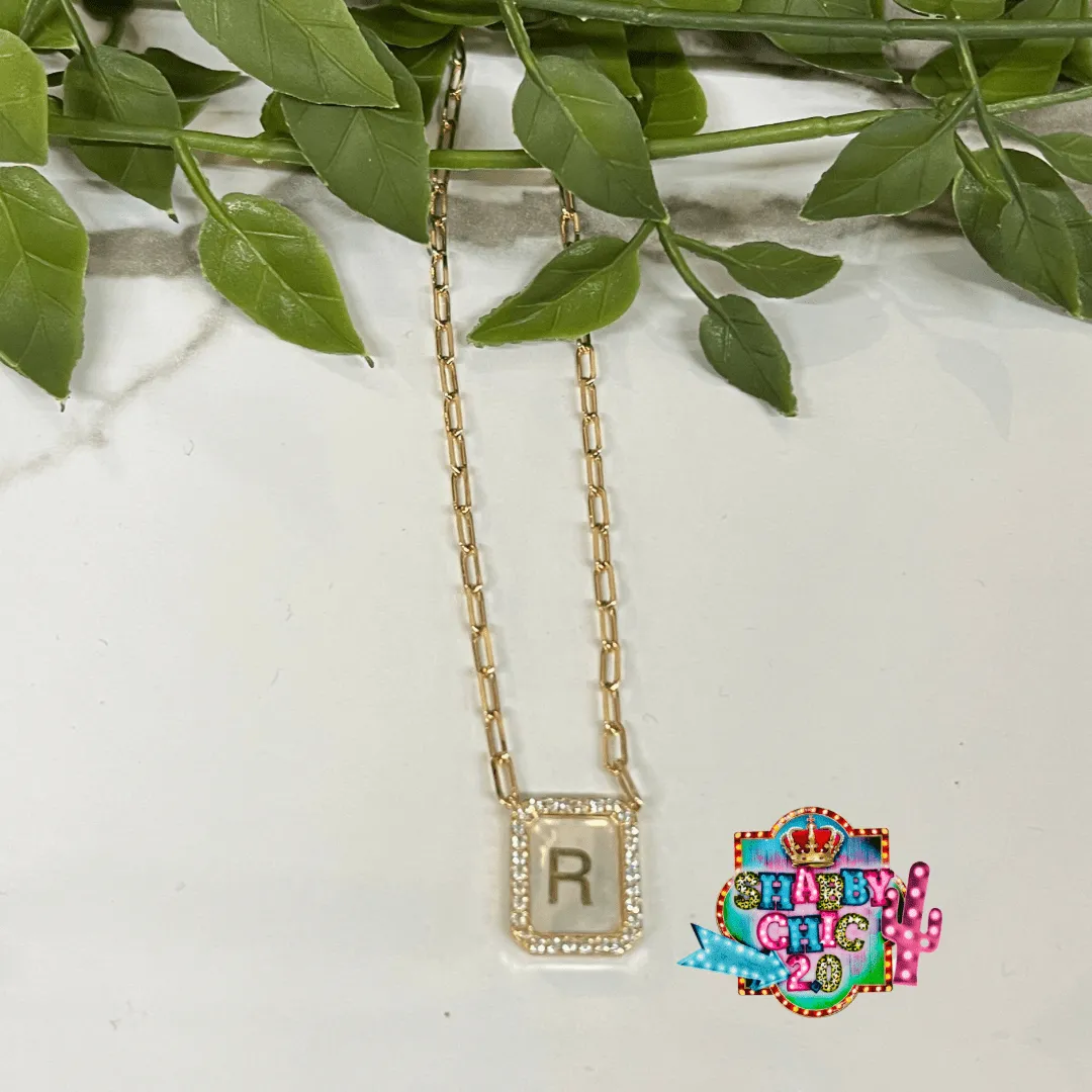 Gold Initial Necklace